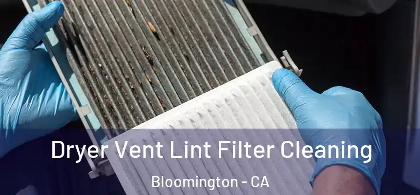 Dryer Vent Lint Filter Cleaning Bloomington - CA
